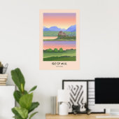 Eiland Mull Schotland Reisposter Poster (Thuiskantoor)
