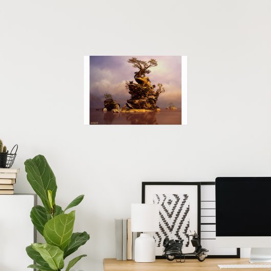 eiland Oric Poster (Thuiskantoor)