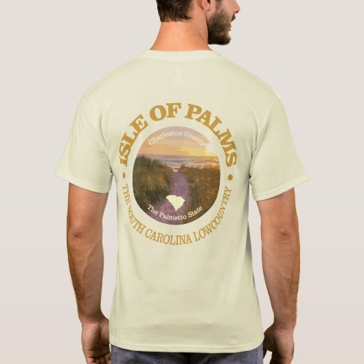 eiland Palms (C) T-shirt (Achterkant)
