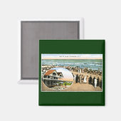 eiland Palms, Charleston, South Carolina Magneet (Voorkant / Achterkant)