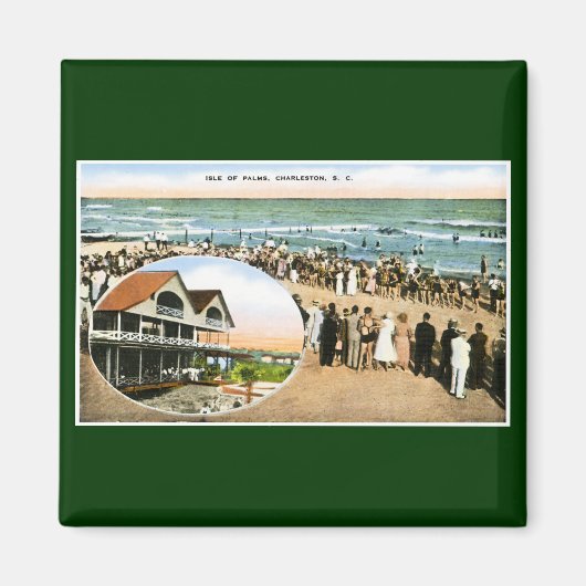 eiland Palms, Charleston, South Carolina Magneet (Voorkant)