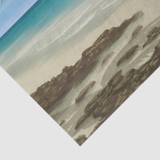 Eiland Paradise Ocean 20-x30 ontkoppeling Tissuepapier (Detail)