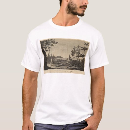 eiland Pines, Nieuw-Caledonië T-shirt (Voorkant)