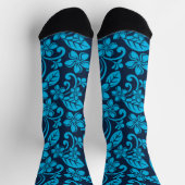 EILAND PLUMERIA (BLAUW x 2) Sokken (Top)