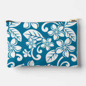 EILAND PLUMERIA PATROON IN CARIBISCH BLAUW ETUI (Achterkant)
