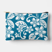 EILAND PLUMERIA PATROON IN CARIBISCH BLAUW ETUI (Voorkant)