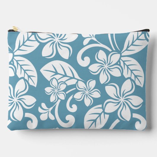 EILAND PLUMERIA PATROON IN SLATE BLUE ETUI (Voorkant)