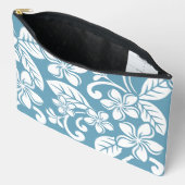 EILAND PLUMERIA PATROON IN SLATE BLUE ETUI (Open)