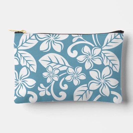 EILAND PLUMERIA PATROON IN SLATE BLUE ETUI (Voorkant)