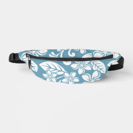 EILAND PLUMERIA PATROON IN SLATE BLUE HEUPTASJE