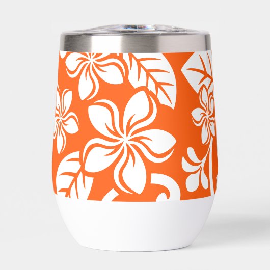 EILAND PLUMERIA PATROON IN ZEER SINAASAPPEL (Voorkant)