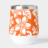 EILAND PLUMERIA PATROON IN ZEER SINAASAPPEL (Achterkant)