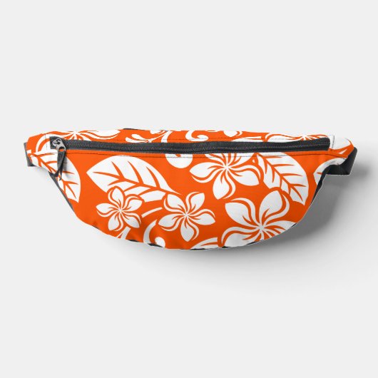 EILAND PLUMERIA PATROON IN ZEER SINAASAPPEL HEUPTASJE (Liggend)