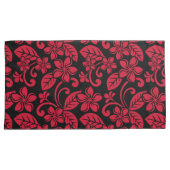 EILAND PLUMERIA (ZWART/ROOD) KUSSENSLOOP (Voorkant-Rechts)