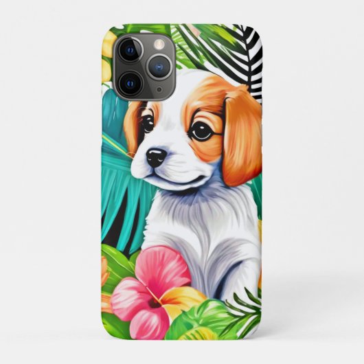 Eiland Puppy: Bloemenvriend Case-Mate iPhone Case (Achterkant)