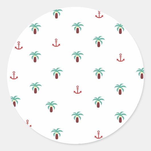 eiland ronde sticker (Voorkant)