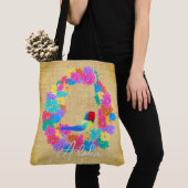 Eiland Rustieke Vogel 'Aloha' Tote Bag (Dichtbij)