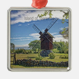 eiland Saaremaa, Estland Metalen Ornament