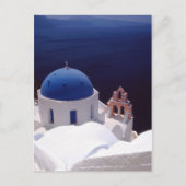 eiland Santorini Briefkaart (Voorkant)
