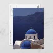 eiland Santorini Briefkaart (Voorkant / Achterkant)