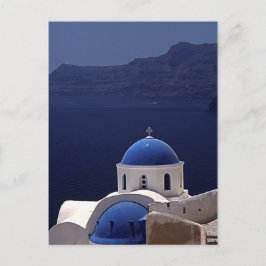 eiland Santorini Briefkaart