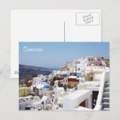eiland Santorini Griekenland Briefkaart (Voorkant / Achterkant)
