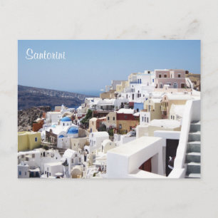 eiland Santorini Griekenland Briefkaart