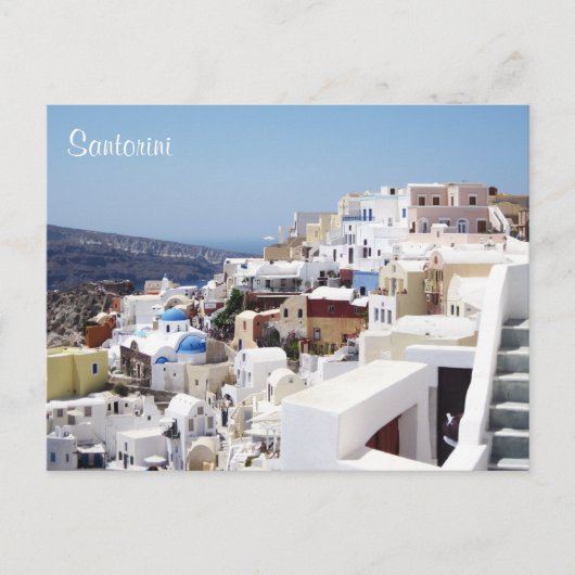 eiland Santorini Griekenland Briefkaart (Voorkant)