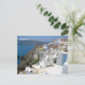 eiland Santorini Griekenland Briefkaart (Staand voorkant)