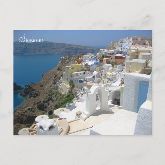 eiland Santorini Griekenland Briefkaart (Voorkant)