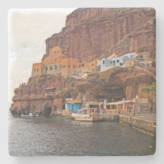 eiland Santorini, Onderzetter van het Griekse kust (Voorkant)