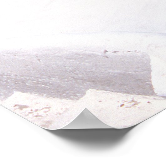 eiland Santorini Poster (Hoek)