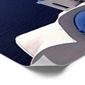 eiland Santorini Poster (Hoek)