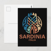 Eiland Sardinië Italië Briefkaart (Voorkant / Achterkant)
