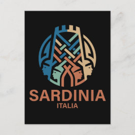 Eiland Sardinië Italië Briefkaart