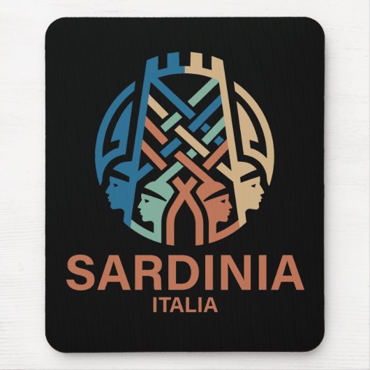 Eiland Sardinië Italië Muismat (Voorkant)