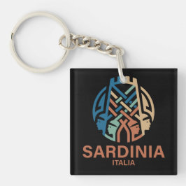 Eiland Sardinië Italië Sleutelhanger