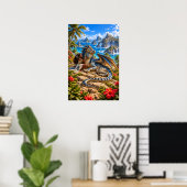 Eiland Schat Poster (Thuiskantoor)