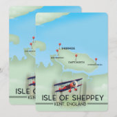 eiland Sheppey Kent Engeland reisposter (Voorkant / Achterkant)