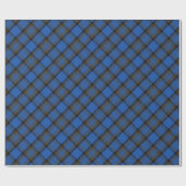 Eiland Skye Blauwe Tartan Plaid Cadeaupapier (Vlak)