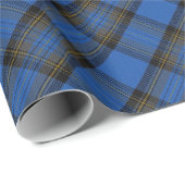 Eiland Skye Blauwe Tartan Plaid Cadeaupapier (Rol Hoek)