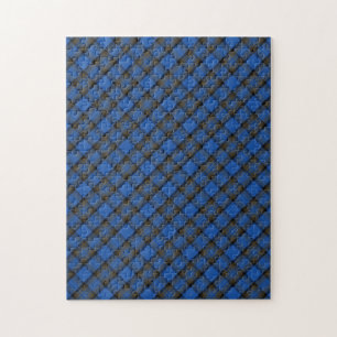 Eiland Skye Blauwe Tartan Plaid Legpuzzel
