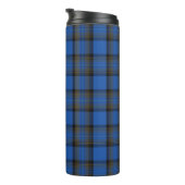Eiland Skye Blauwe Tartan Plaid Thermosbeker (Geroteerd rechts)