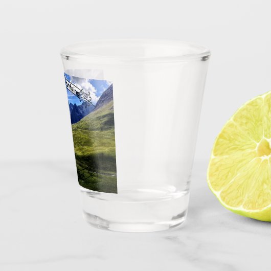 eiland Skye Cuillin Mountains Shot Glas (Rechts)