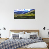 eiland Skye - de zwarte Cuillins Canvas Afdruk (Insitu (Slaapkamer))