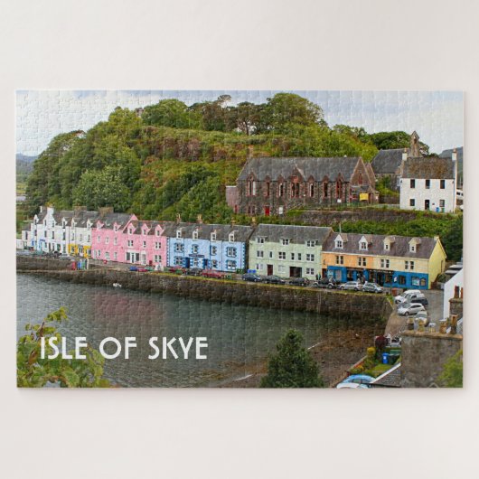 eiland Skye: Portree, Schotland Legpuzzel (Horizontaal)