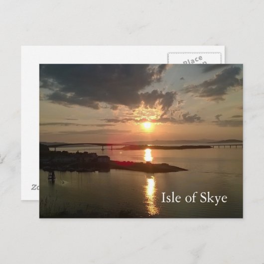 Eiland Skye, Schotland Briefkaart (Voorkant / Achterkant)