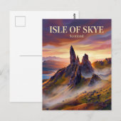 Eiland Skye Schotland Briefkaart (Voorkant / Achterkant)