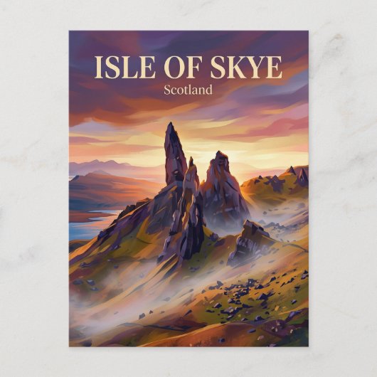 Eiland Skye Schotland Briefkaart (Voorkant)