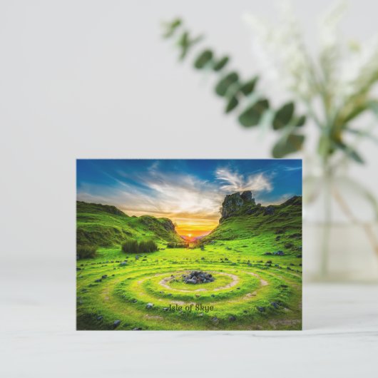 eiland Skye, Schotland, Briefkaart (Staand voorkant)